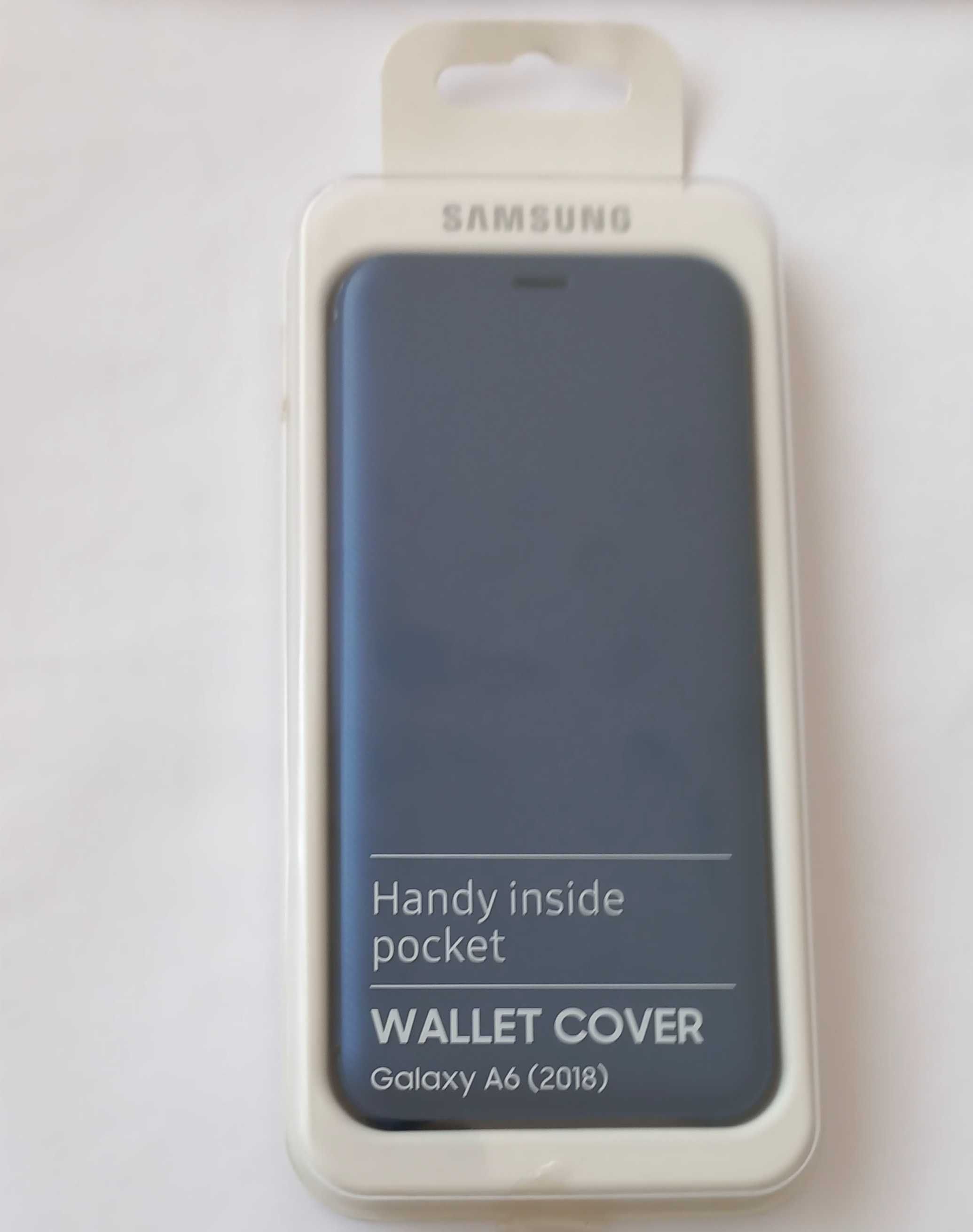 Capa Samsung Galaxy A6 Wallet Cover 2018, em muito bom estado