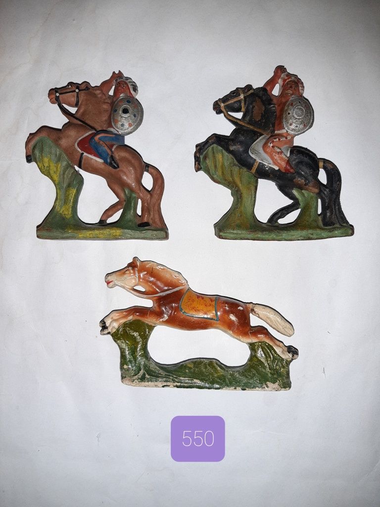 Солдатики индейцы ковбои ГДР лошади