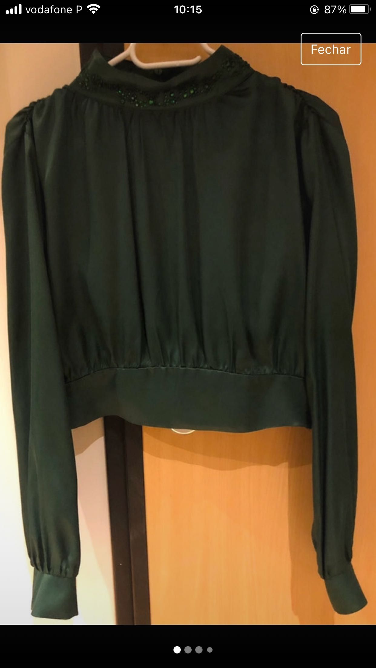 Blusa coleção Zara brilhantes