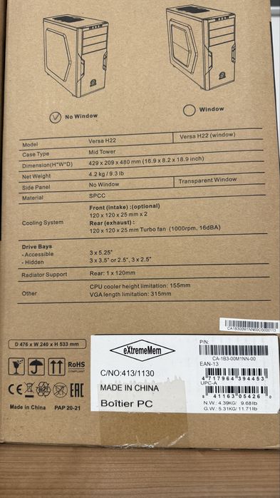 Obudowa Thermaltake Versa H22 NOWA