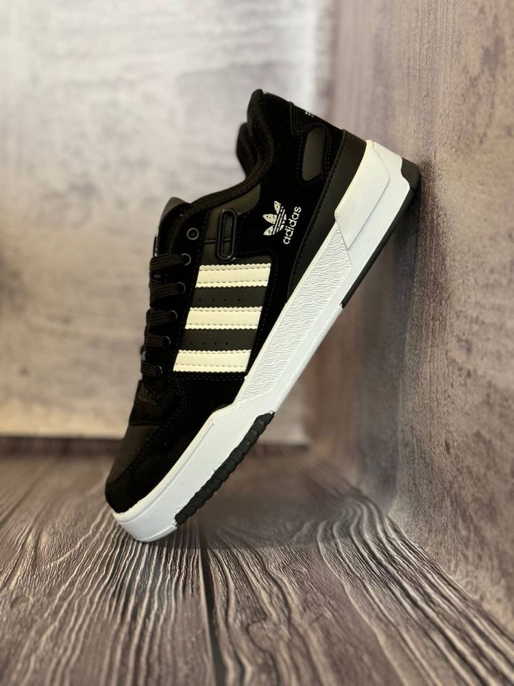 Чоловічі кросівки Adidas Forum Low Black White