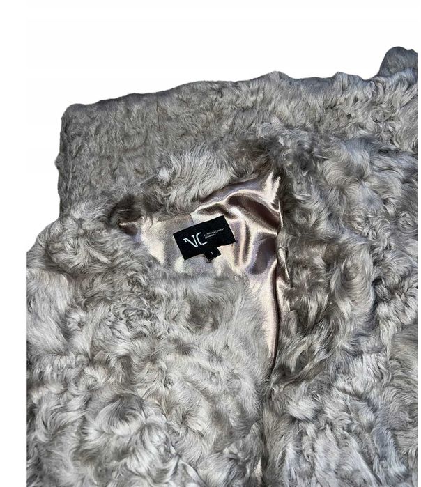 Natures  Collection Piękny Kożuch  Kalgan Lamb Grey-S