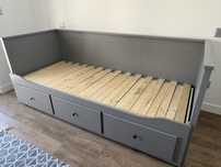 Bicama solteiro com 3 gavetas IKEA
