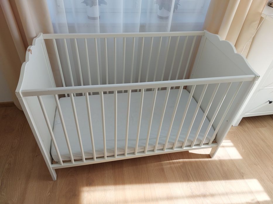 Lóżeczko dziecięce Ikea Smagora z matercaem