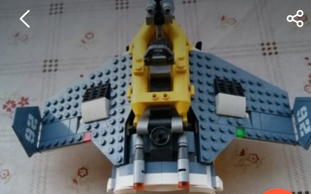 Lego ninjango:avião com barco dos viloões