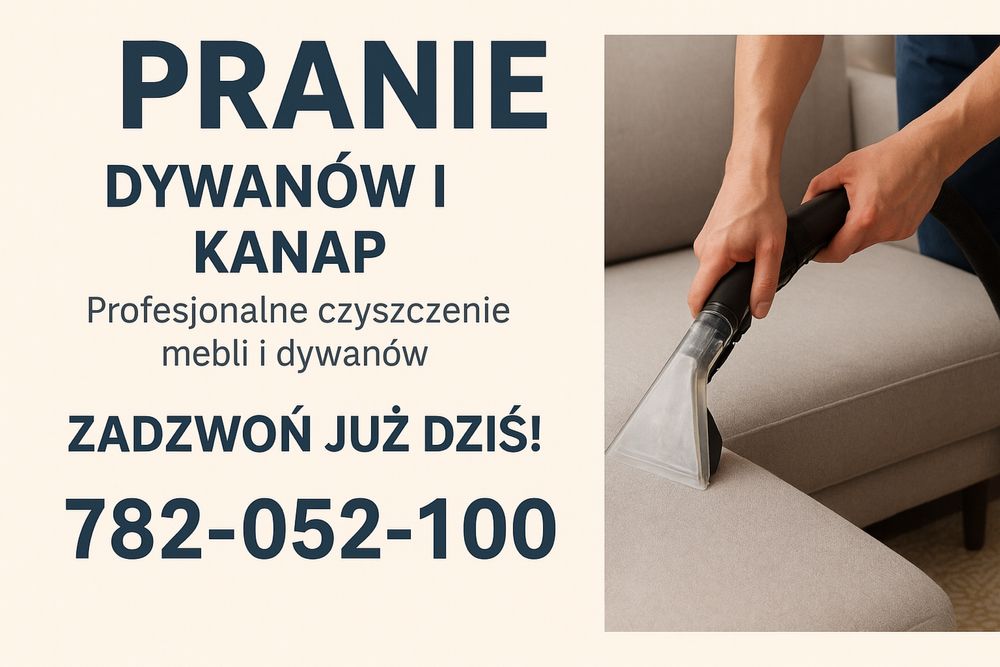 Pranie dywanow i kanap