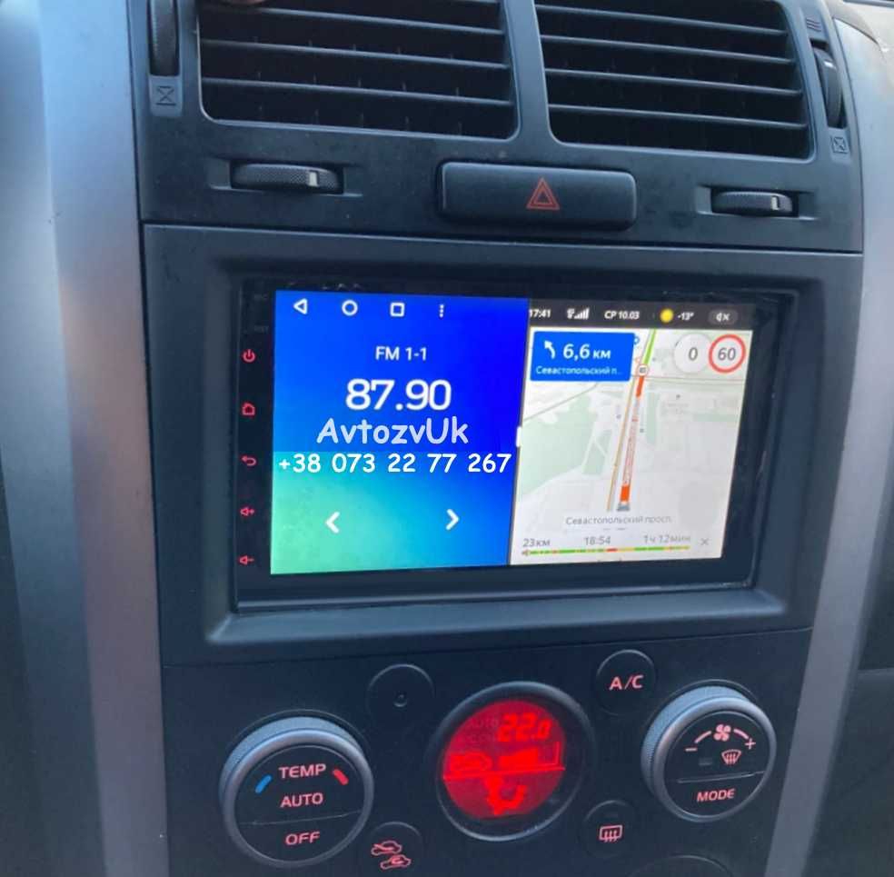 Магнитола GRAND VITARA Suzuki Гранд Витара Сузуки CarPlay Android 13