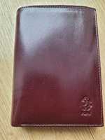 Skórzany portfel z logo PZPN