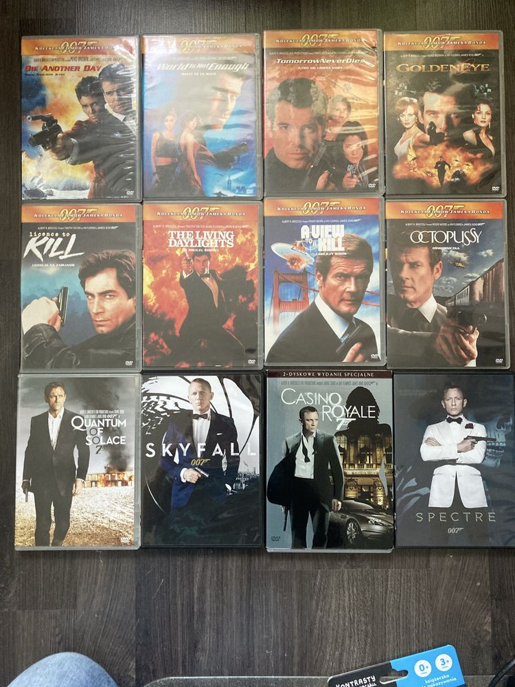Kolekcja plyt 007 James Bond 24 płyty