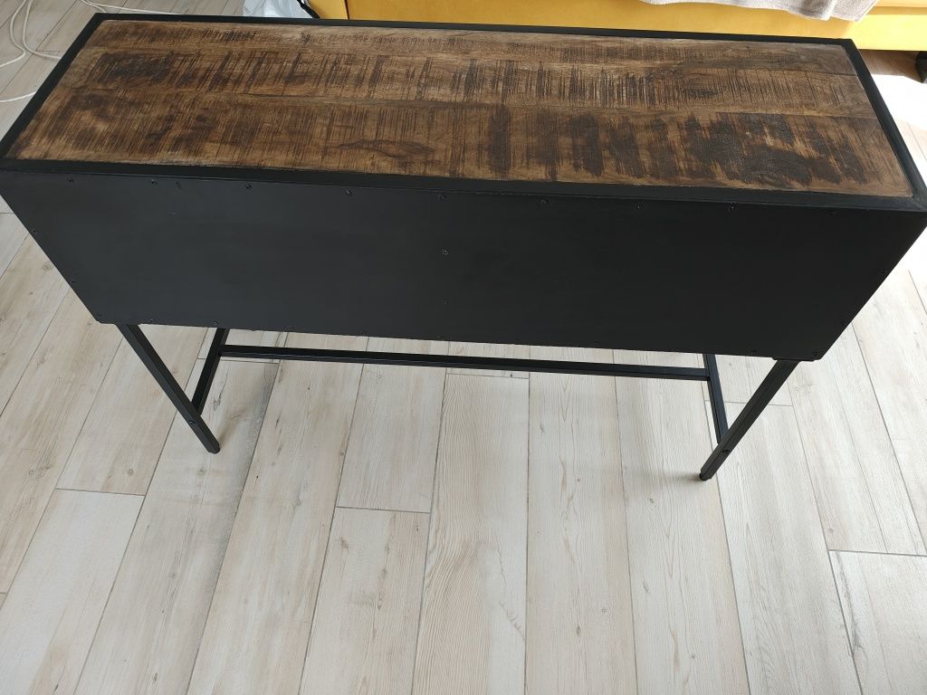Piękna komoda , styl loft , drzewo mango