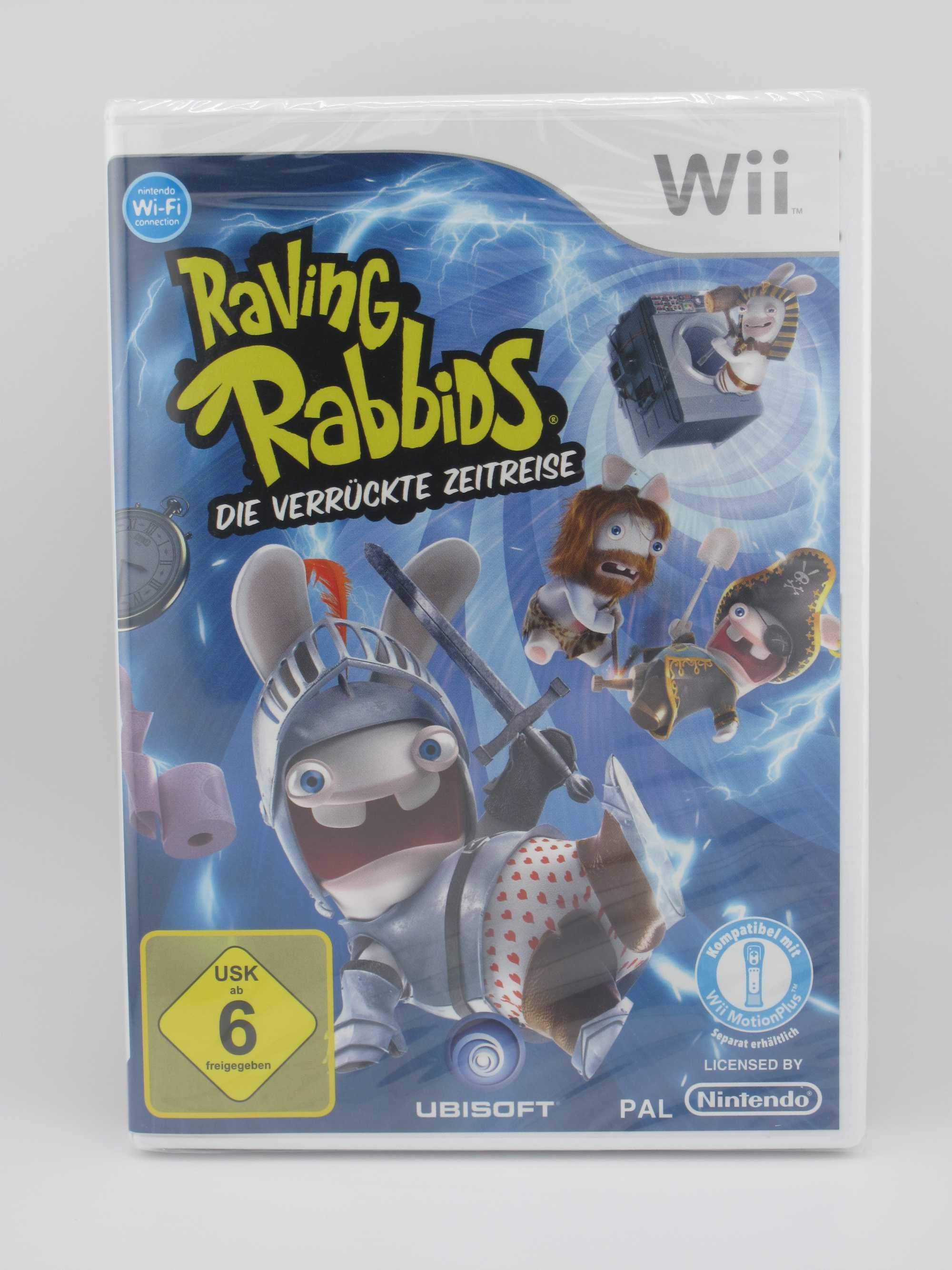 Raving Rabbids: Travel in Time - PAL - Wii - Nowa w folii