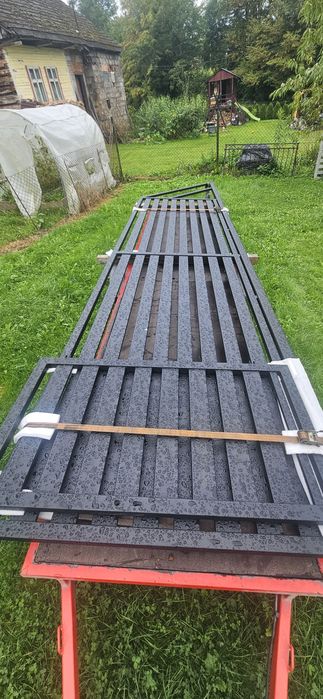 Brama wjazdowa przesuwna 5.5m palisadowa, profil poziomy