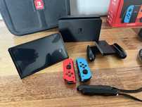 Nintendo switch oled i 4 gry