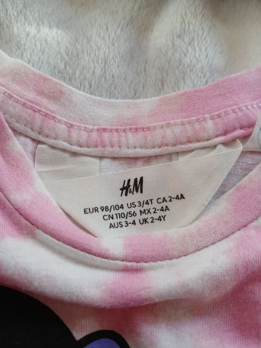 Tshirt menina Minnie H&M 2/4 anos