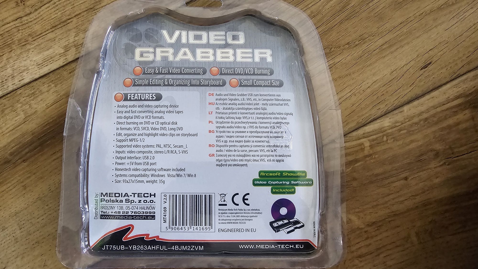 Konwerter przegrywanie kaset VHS do laptopa