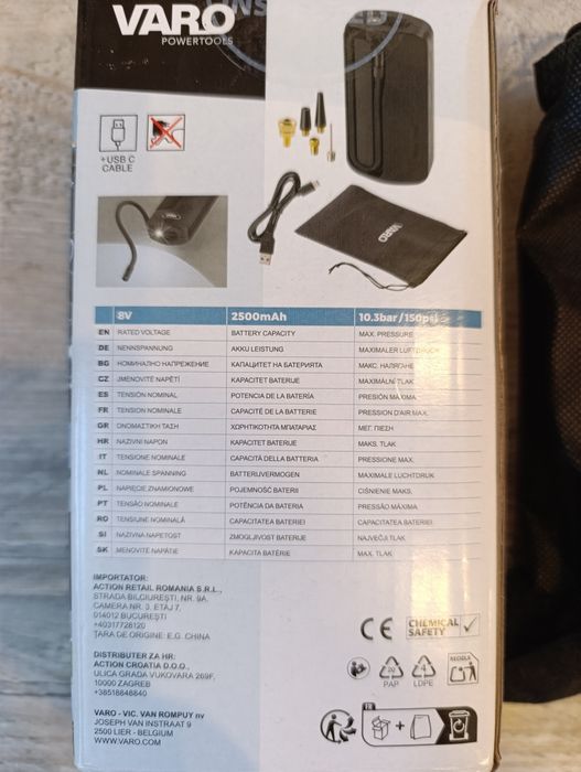 Mini kompresor do auta