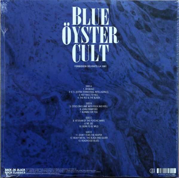 BLUE OYSTER CULT - Forbidden Delights LA 1981 - 2 LP - nowa , folia