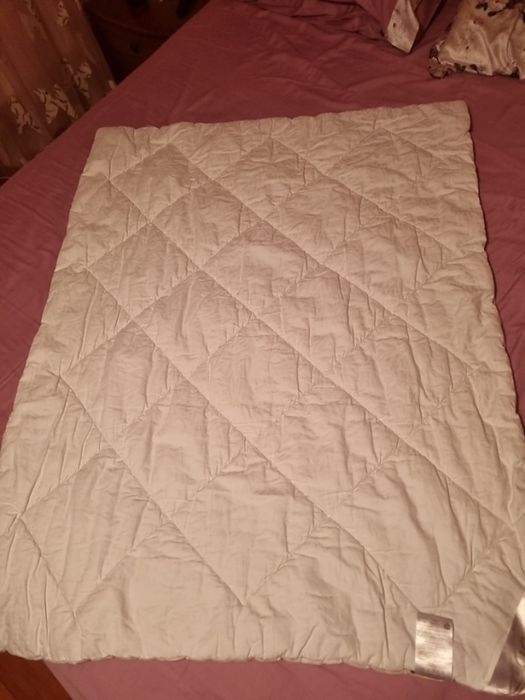 Ковдра Iglen з овечої вовни в жакардовому дамаску зимова дитяча р. 110