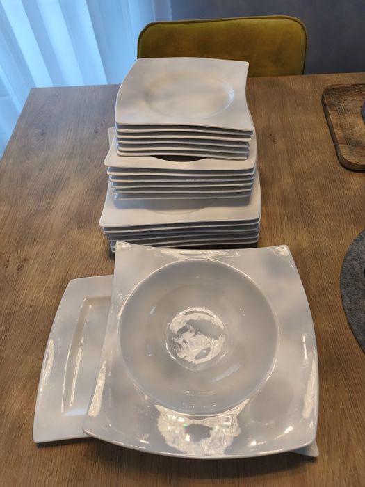 Veroni kolekcja Condor zastawa obiadowa kpl 20 szt. talerze salaterka