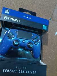 Comando original da PS4 "nacon" azul (NOVO).