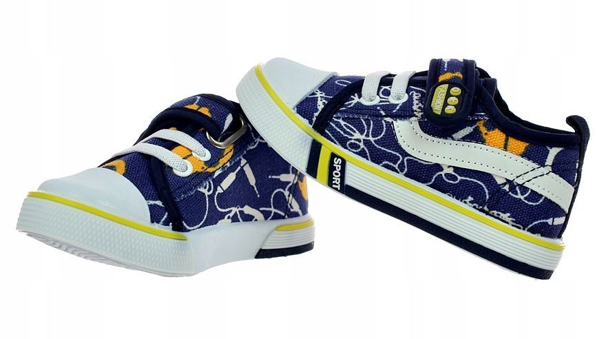 Rozmiar: 19 Tenisówki Trampki Buty Sportowe Rzep 5621