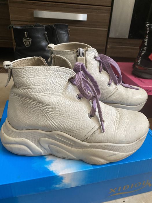 Демісезонні черевики! Шкіряні!