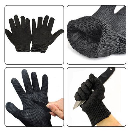 Армированные сталью перчатки от порезов, огня Cut Resistant Gloves.
