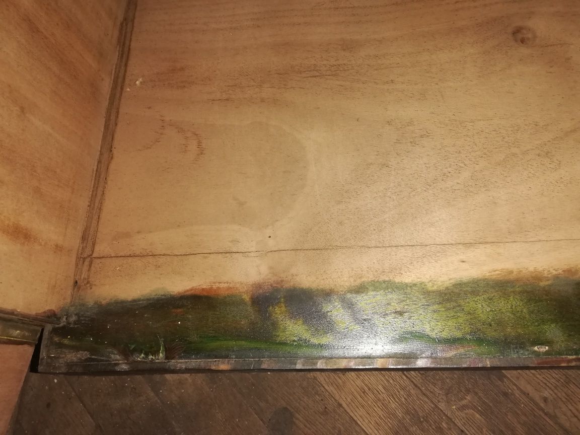 Stara duza zabytkowa komoda szafka drewniana do renowacji