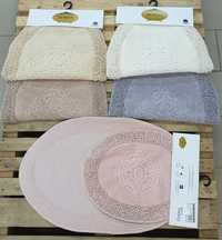 Набір килимків овальних COTTON MAT 50х60 і 60х100 (TM Zeron)Турція