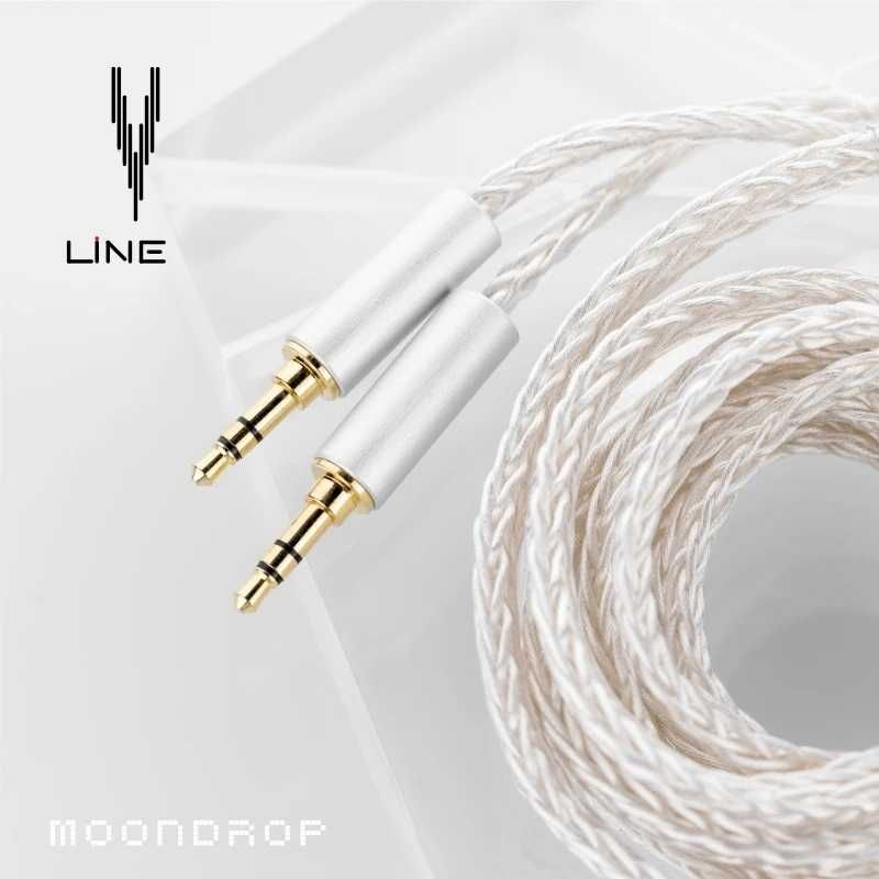 ⇒ Moondrop Line V - балансный кабель для полноразмерных наушников!