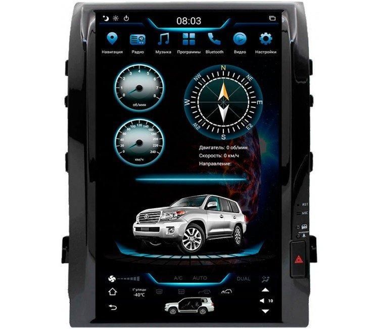 магнітола TORSSEN Toyota LC200 2008-2016 16'' Tesla style