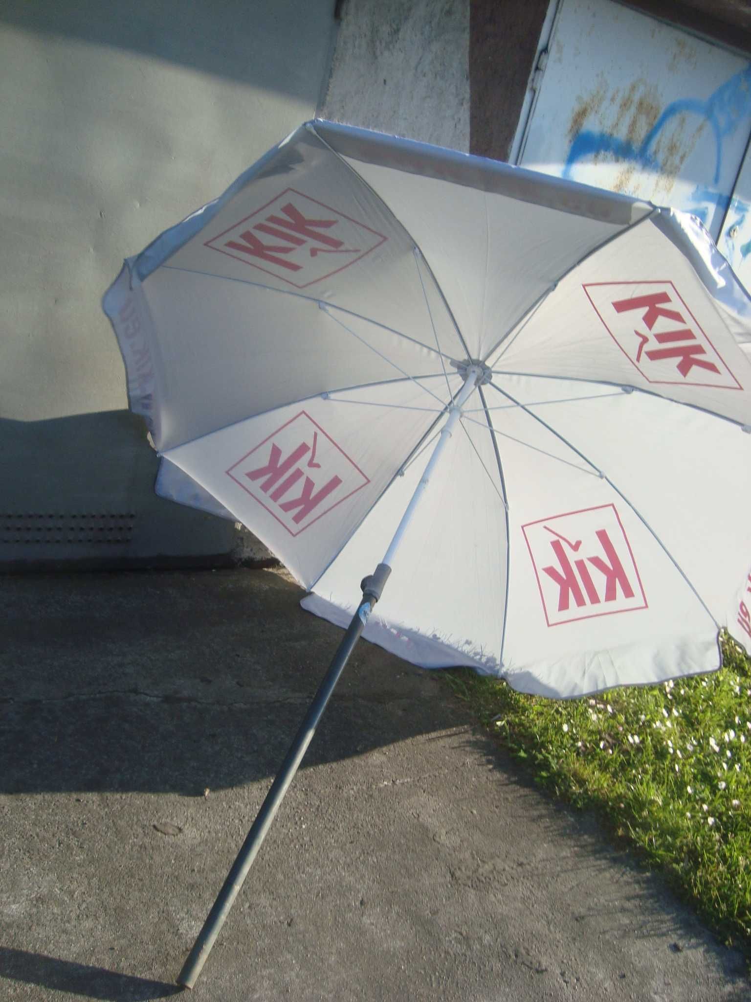 parasol ogrodowy czasza 2.5 m solidny z logiem stelarz metalowy