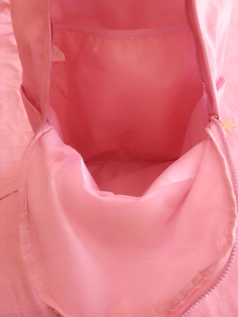 Mochila escolar rosa