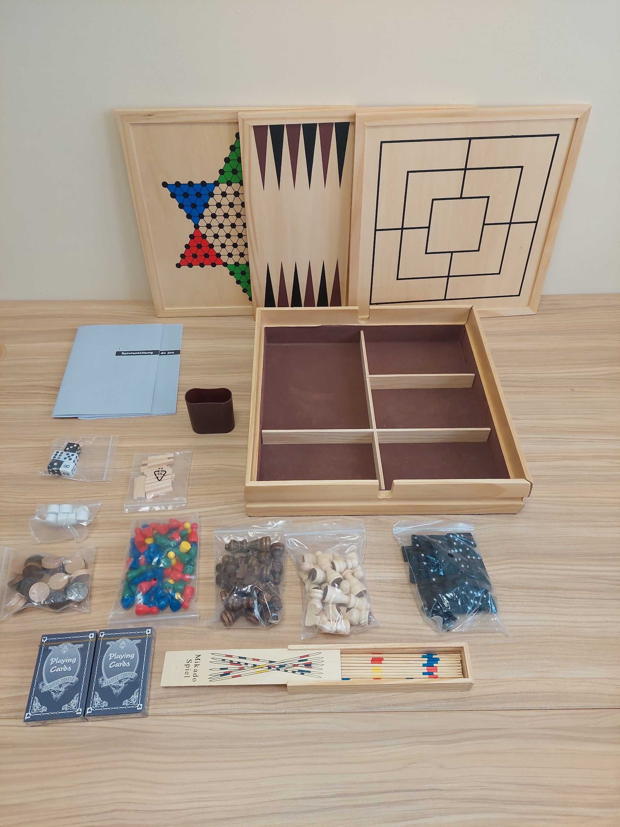Philos 3102 - kolekcja drewnianych gier z 100 możliwościami gry