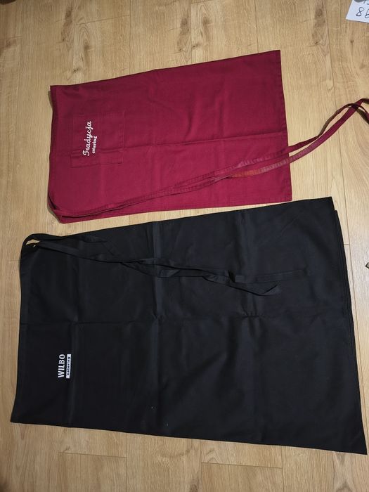 Fartuch zapaska 2 sztuki fartuszek kuchenny dla kucharza