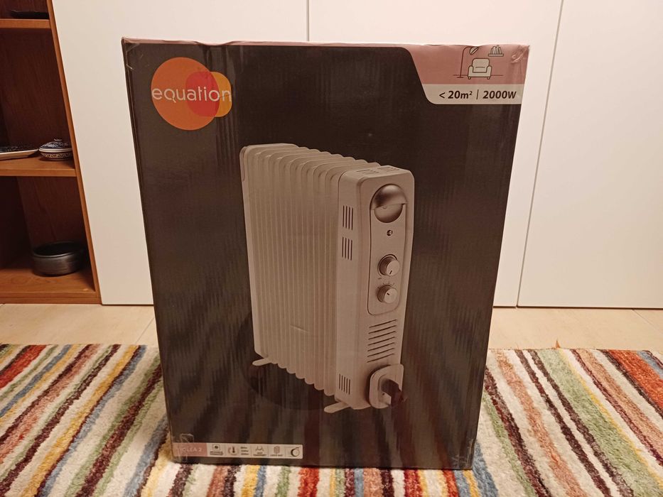 Dois aquecedores a óleo equation 2000w em excelente estado