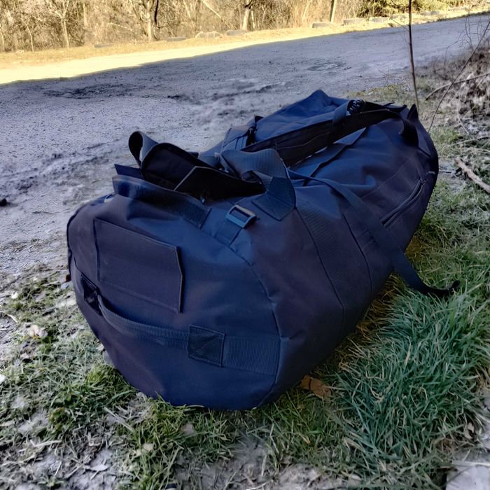 Баул рюкзак сумка чорного кольору 120 літрів