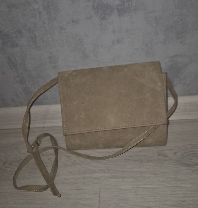 Torebka damska beżowa camel