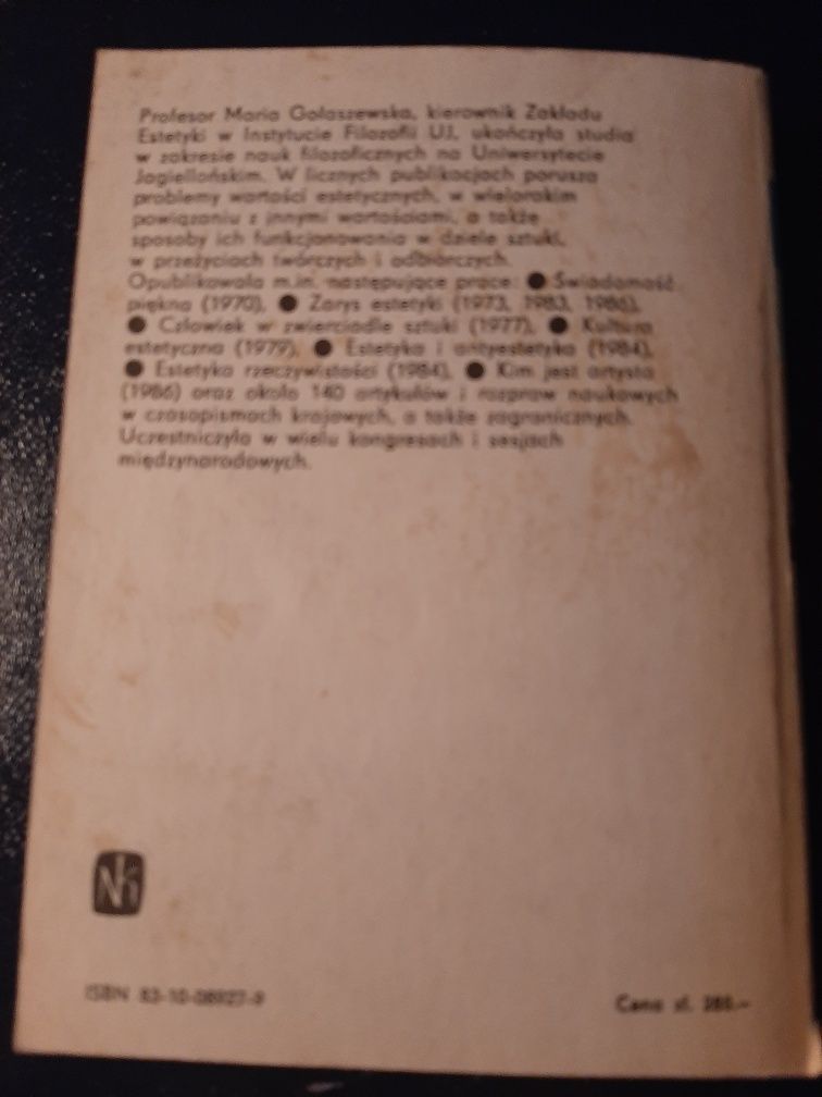 W poszukiwaniu porzadku świata. Gołaszewska