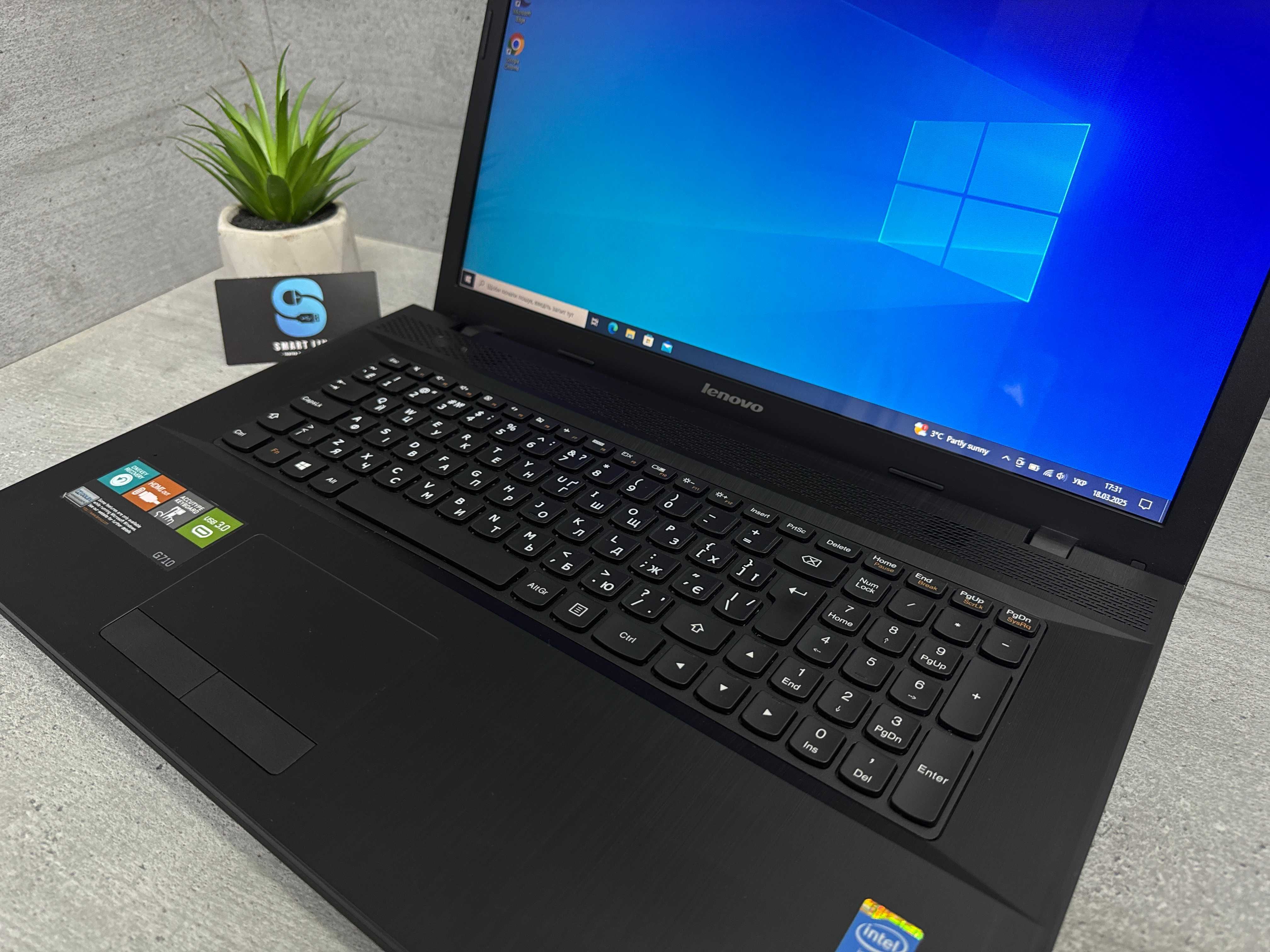 17.3"/256gb ssd/i5-4200M/Мультимедійний ноутбук Lenovo G710/8gb ddr3