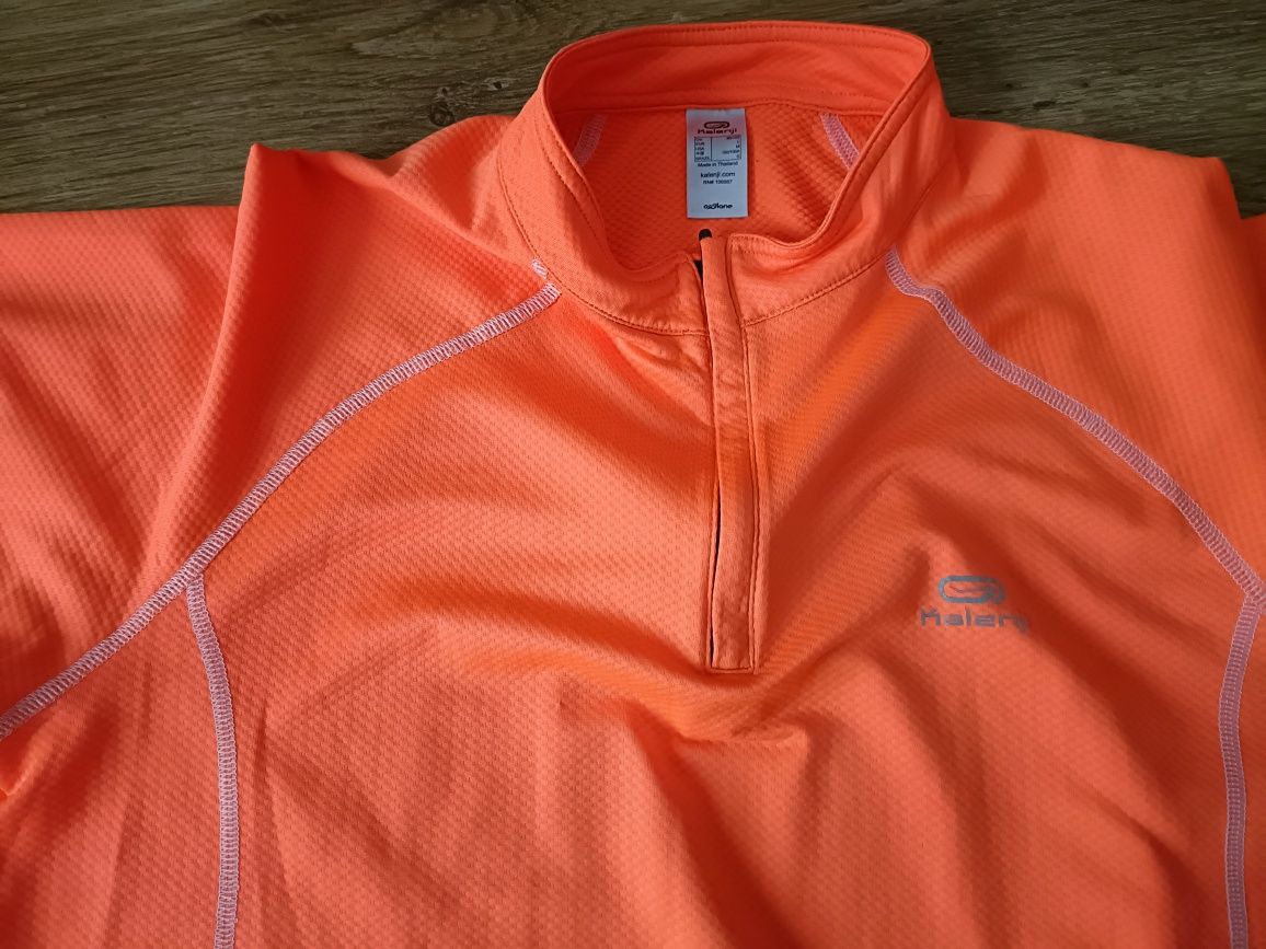 Bluza Kalenji L sportowa pomarańczowa oxylane biegania koszulka M