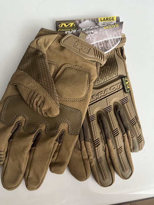 Тактичні рукавиці Mechanix M-Pact койот, мультикам