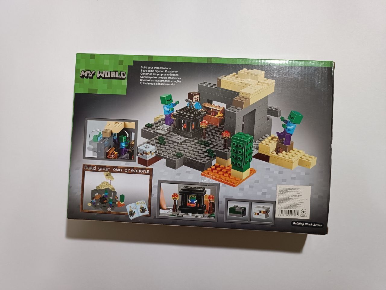 Конструктор MY WORLD MINECRAFT 10390 Темниця
