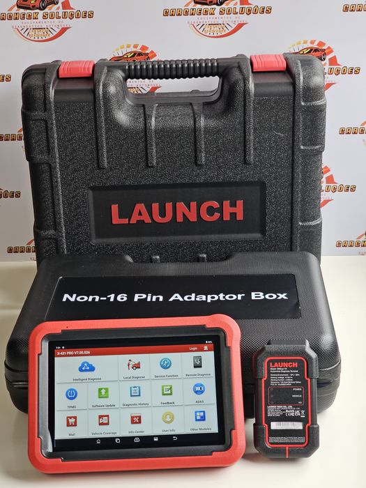 Launch X431 PROS V 5.0 + Kit Mala Adaptadores OBD