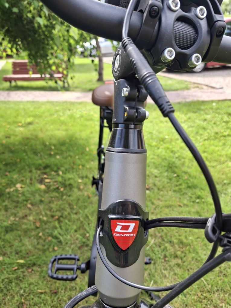 Ebike rower elektryczny Devron 28120 nowy pełne wyposażenie  OkAzJA
