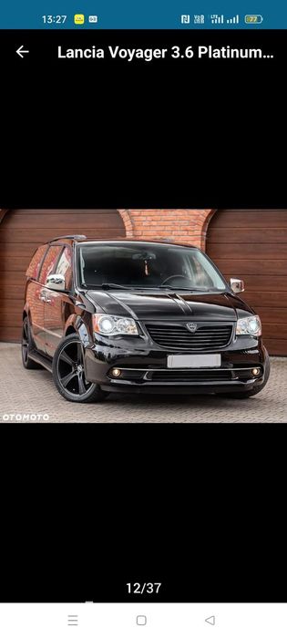 Lancia Voyager Voyager 3.6 Europa full opcja zadbany jedy taki Szwajcaria
