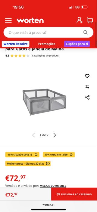 Parque de bebe xxl novo nunca usado antes