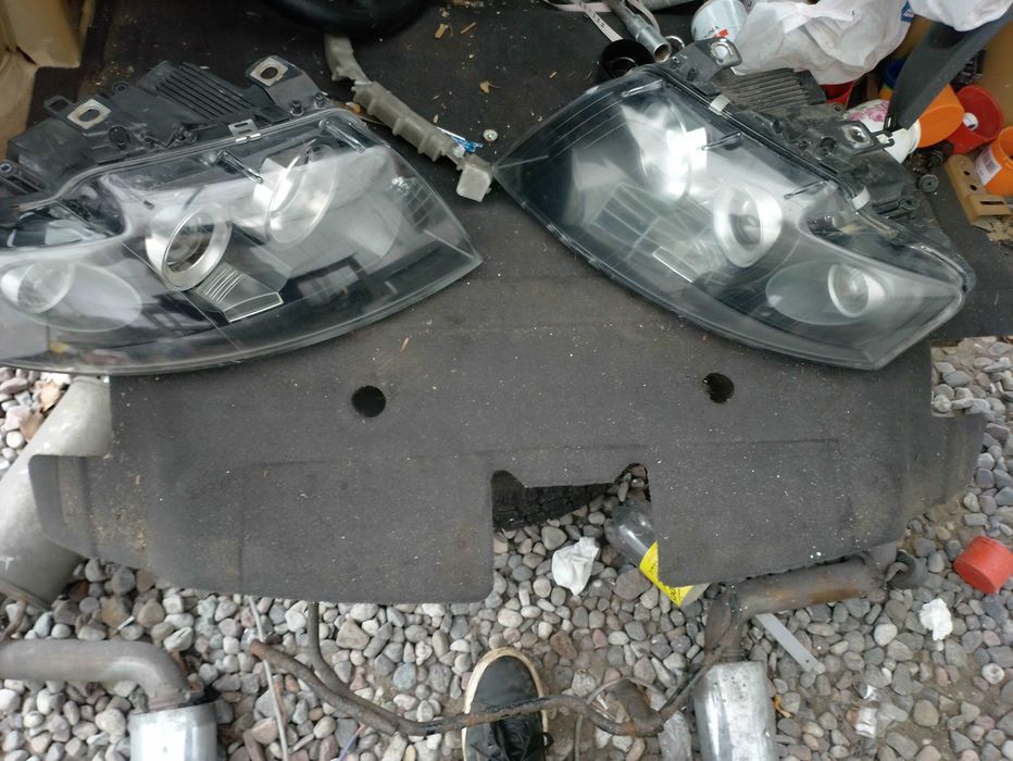 Audi a4 b6 a4b6 lampy przednie soczewka h7