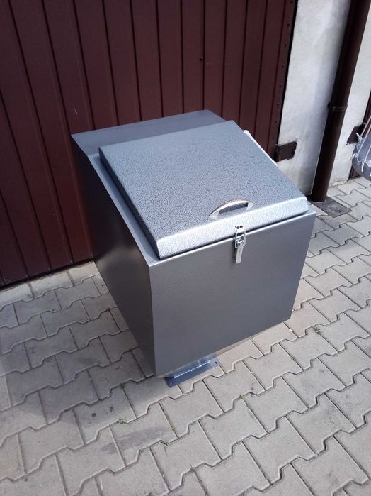 Zbiornik do podajnika na ekogroszek