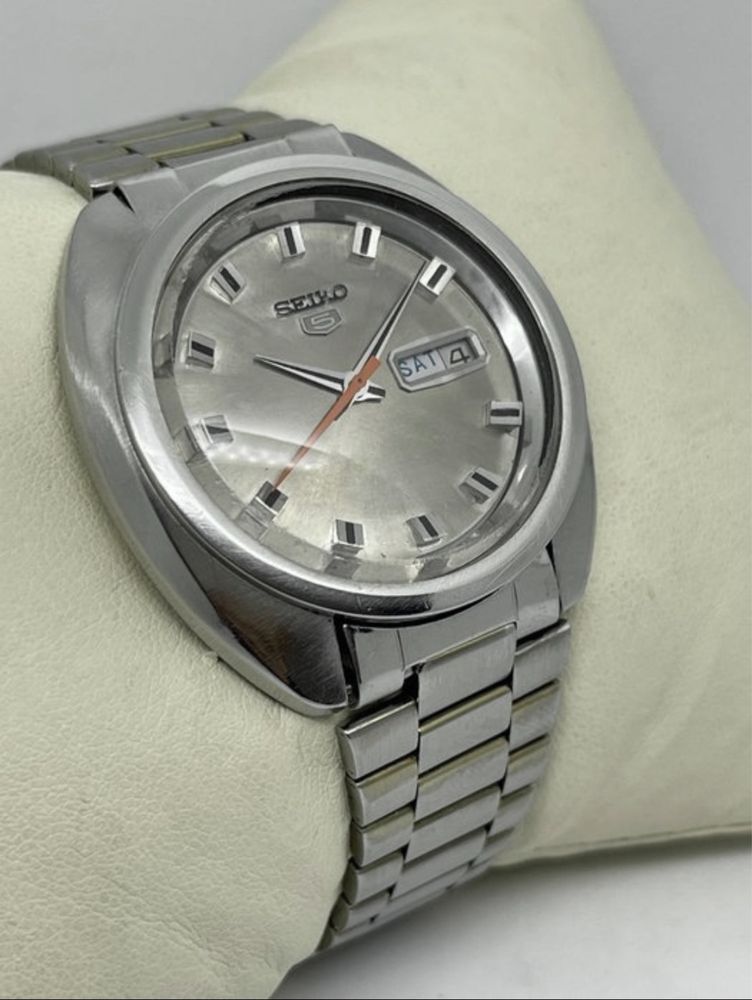 Seiko 5 Automatic Automat 23 Jewels ref. srebrny